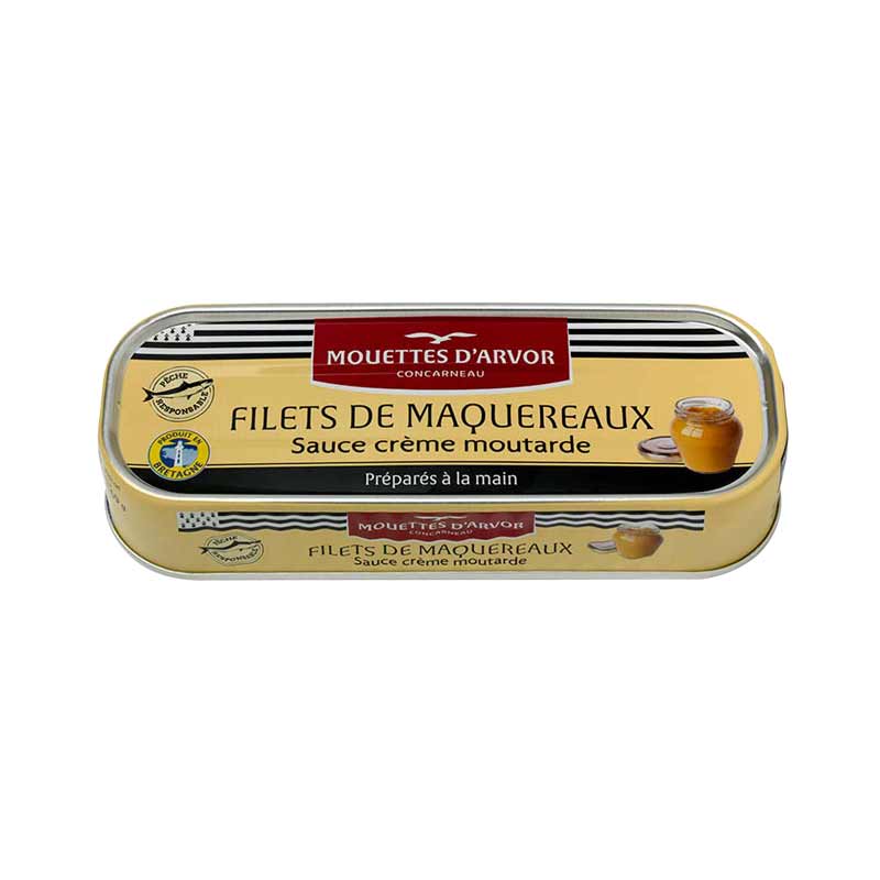 Les Mouettes d'Arvor Mackerel in Mustard & Creme Fraiche