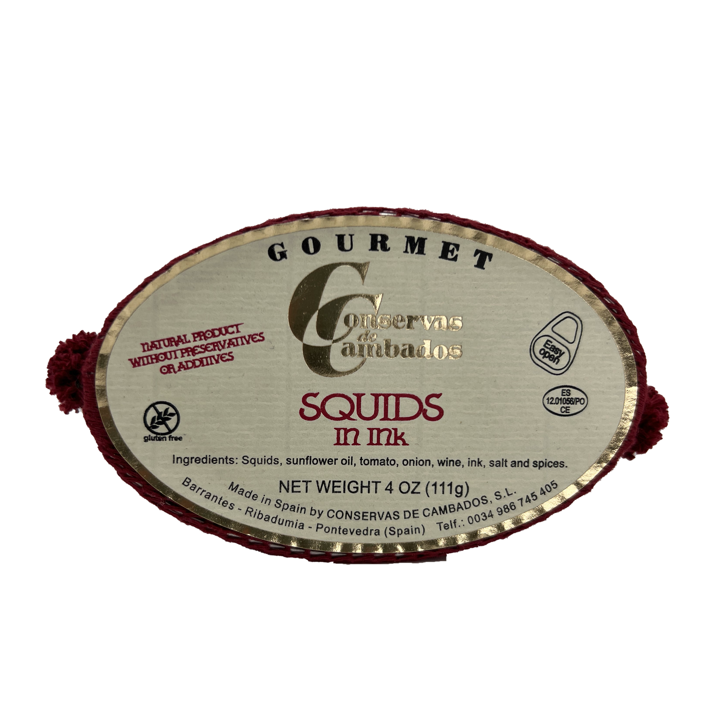 CONSERVAS DE CAMBADOS SQUIDS IN INK