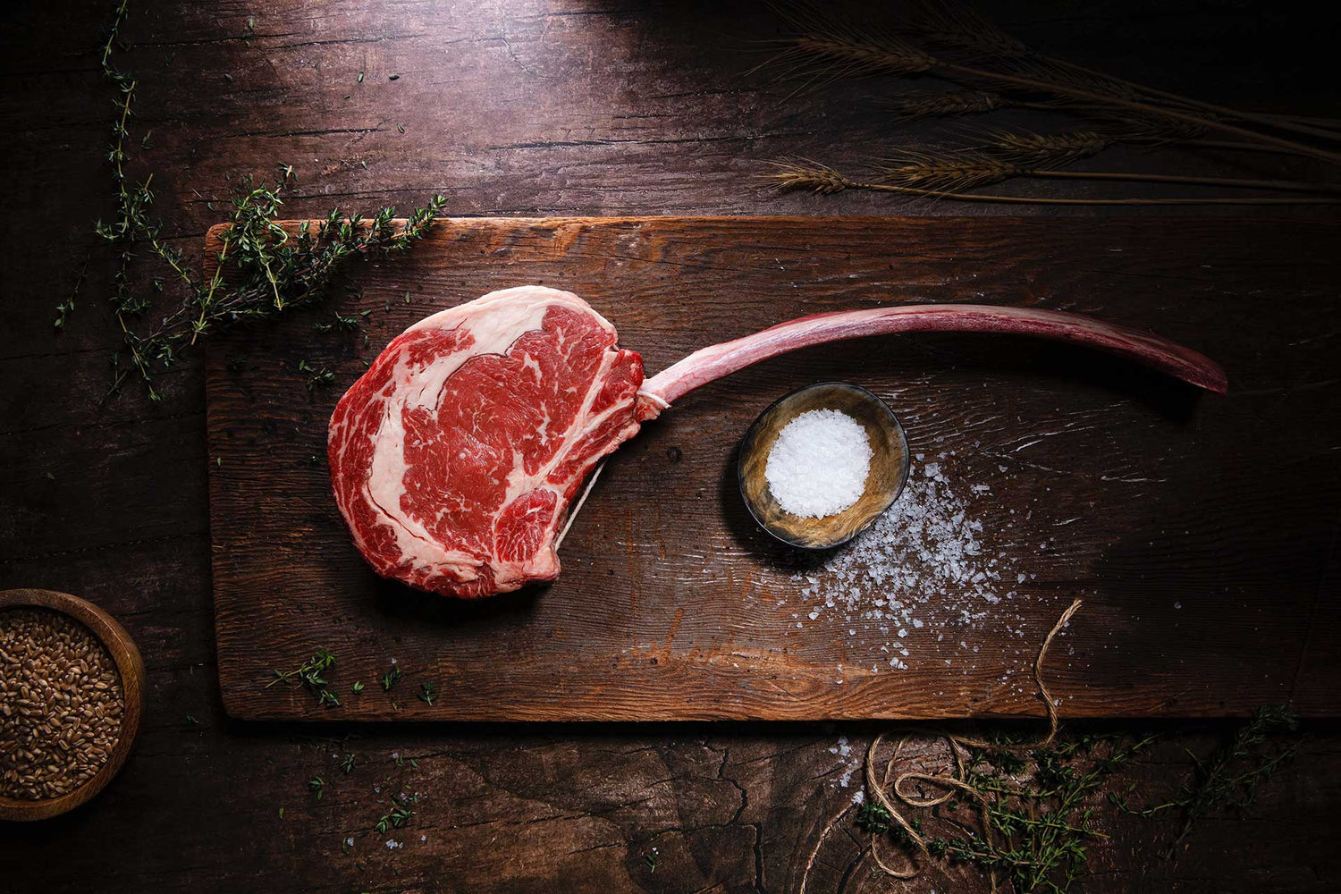 Image of raw meat on cutting board.
