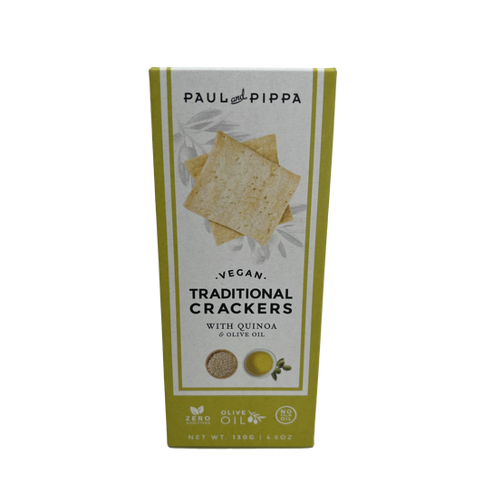 Paul and PIPPA VEGAN CRACKERS With Quinoa